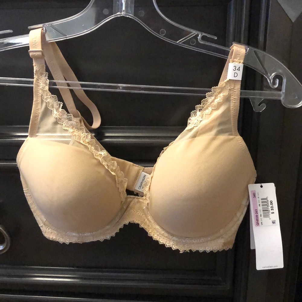 CALVIN KLEIN 34B BRA POLYESTER PERFECTLY FIT